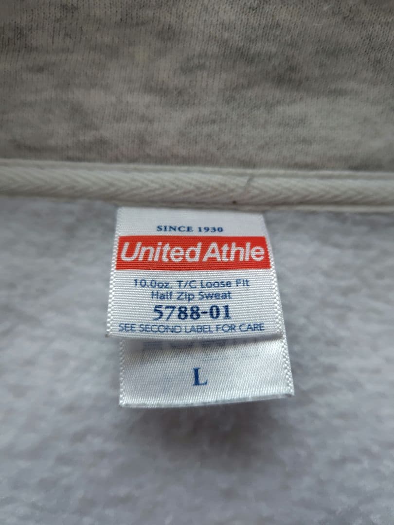 Age Factory ハーフジップスウェット ASH GRAY