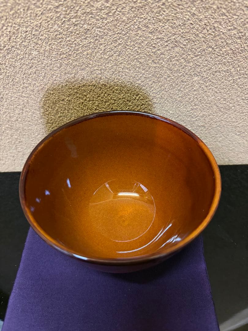 十一代大樋長左衛門（年雄）　大樋茶碗　ドット柄　共箱