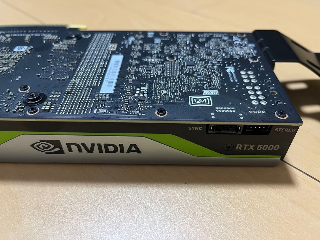 NVIDIA QUADRO RTX5000 グラフィックボード 16GB 中古品