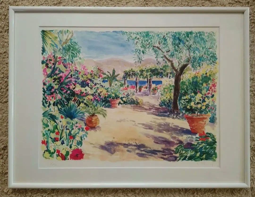 特価◯絵画　シルクスクリーン版画　額装品