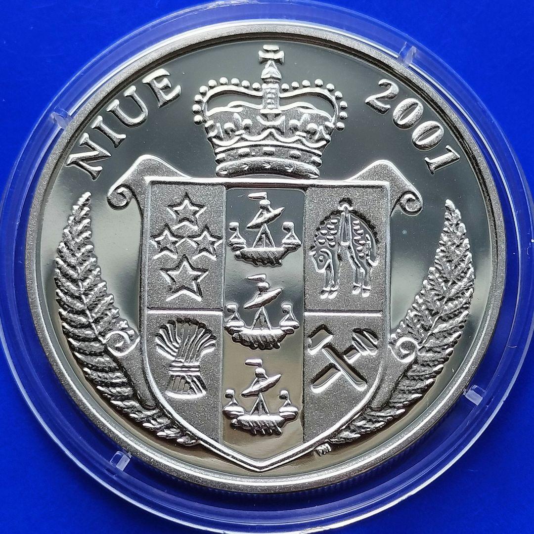 ポケモン10＄銀貨ピカチュウ（PIKACHU）PoKeMoN NIUE2001年