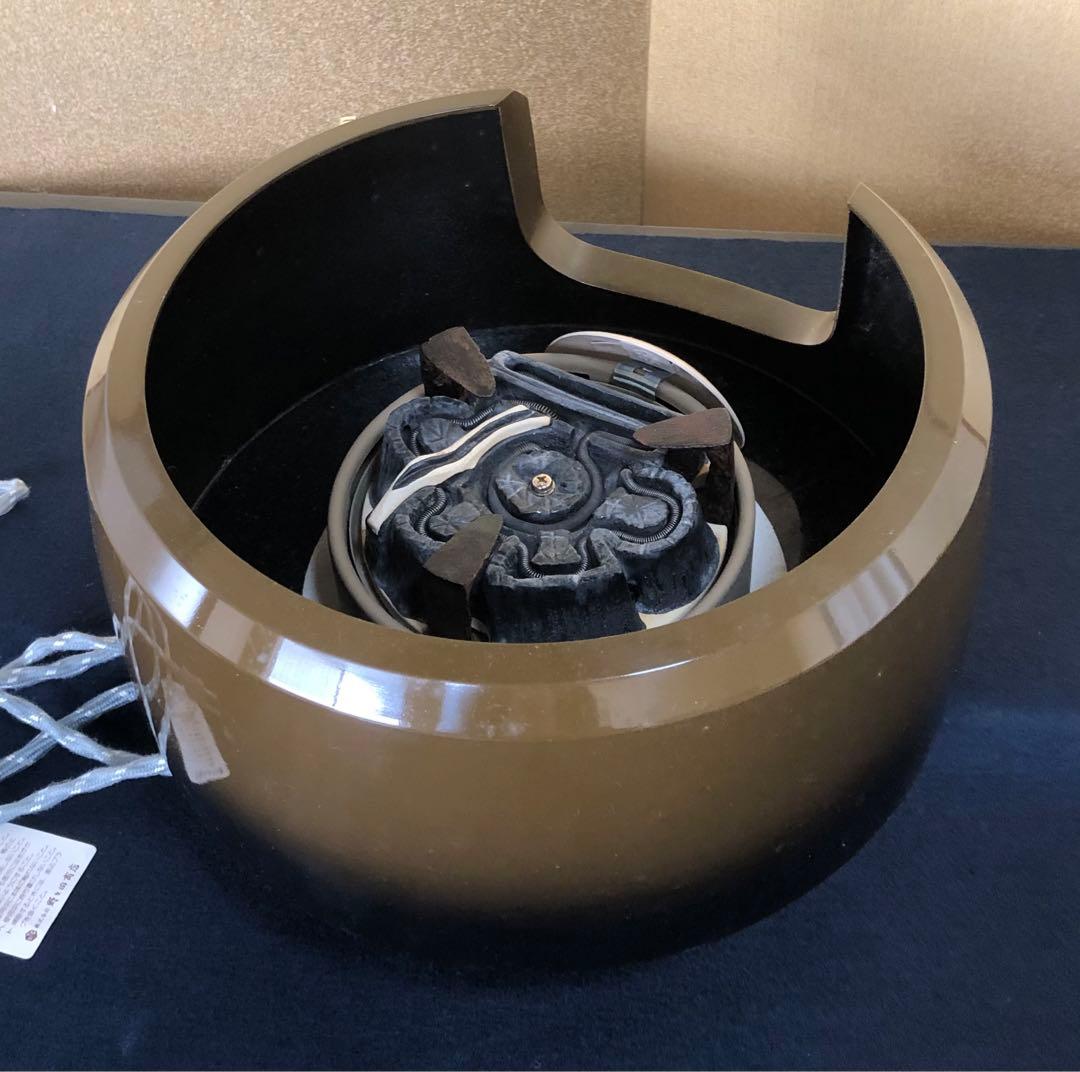 《R》野々田式 合金面取風炉 古銅色B 風炉型電熱器 元箱 260116き4