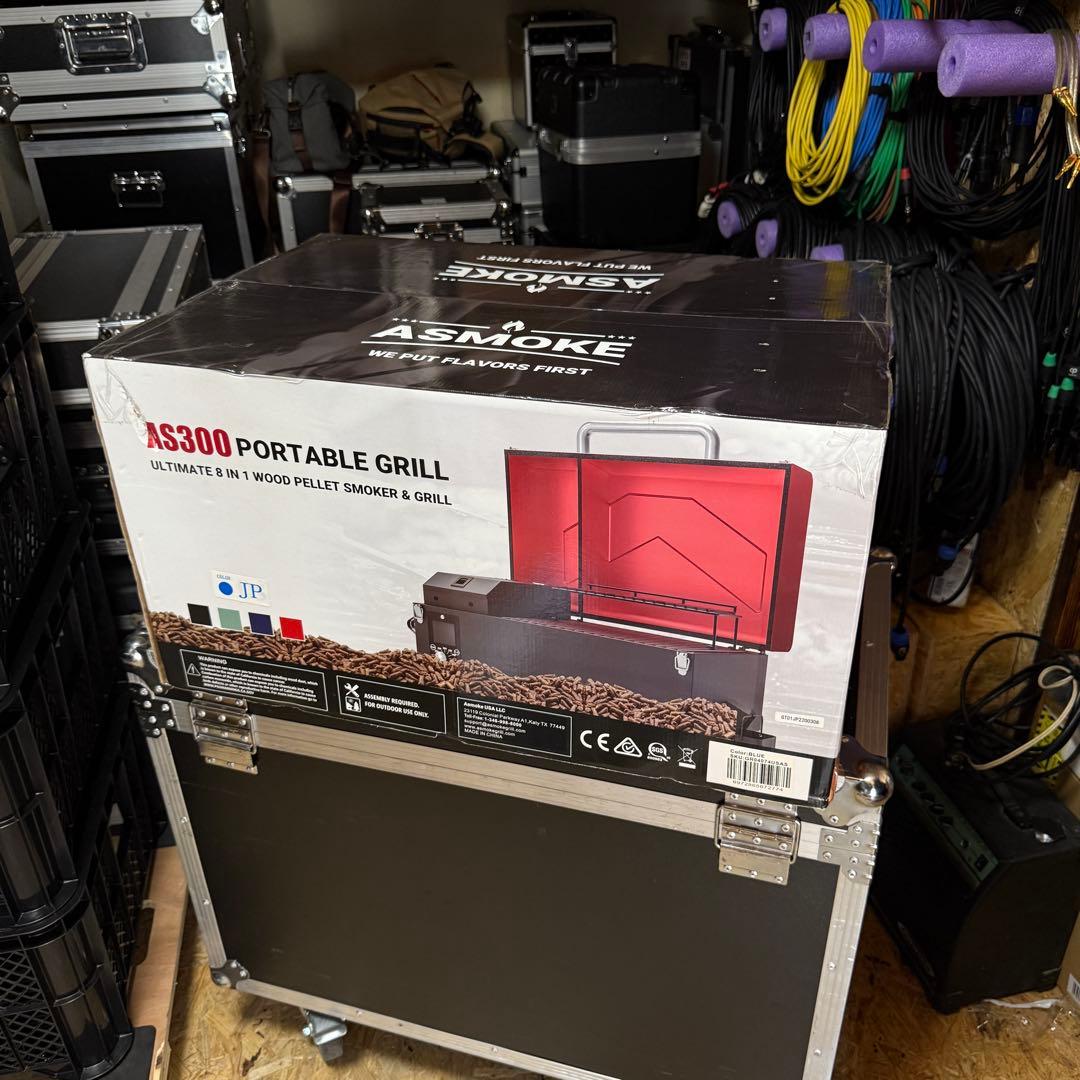 U*Y様 送料無料ASMOKE AS300 ポータブル ペレットスモーカーグリル