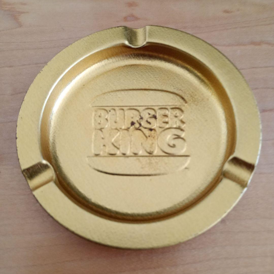 80年代　バーガーキング 金色 灰皿