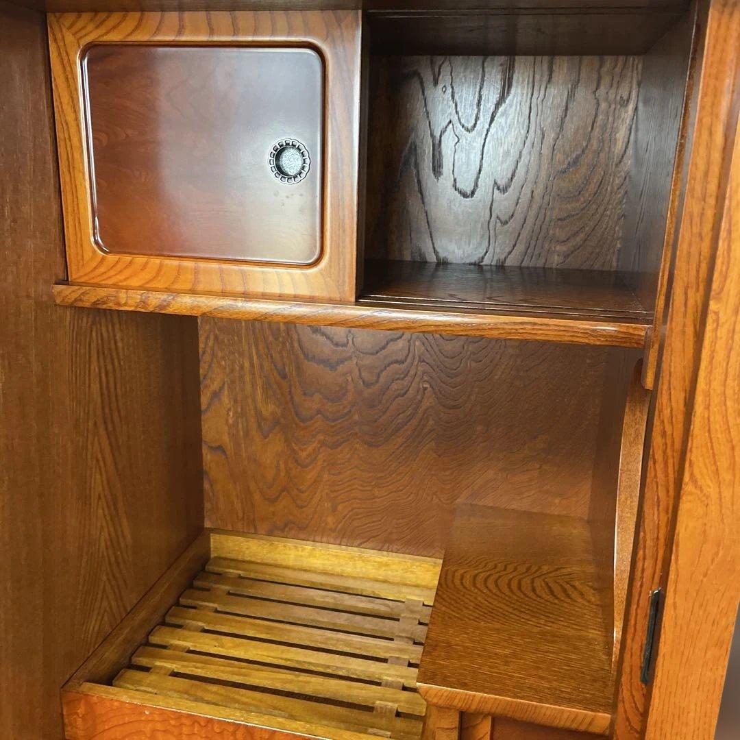 【最終価格】昭和レトロ 茶箪笥／木製 食器棚 収納棚｜古家具・和モダン