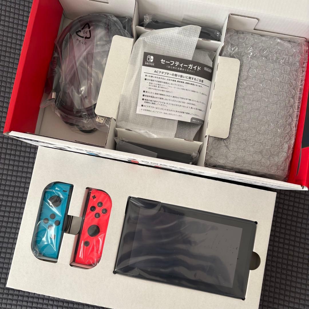 新品未使用Nintendo Switch ネオンブルー/ネオンレッド 本体