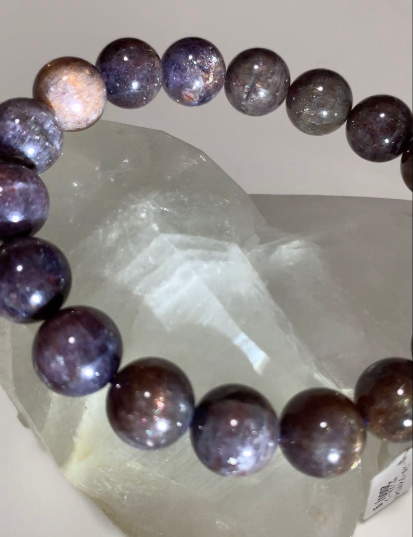 ★翠雨さま★ 《高品質》スターアイオライトサンストーン　ブラッドショットアイオ