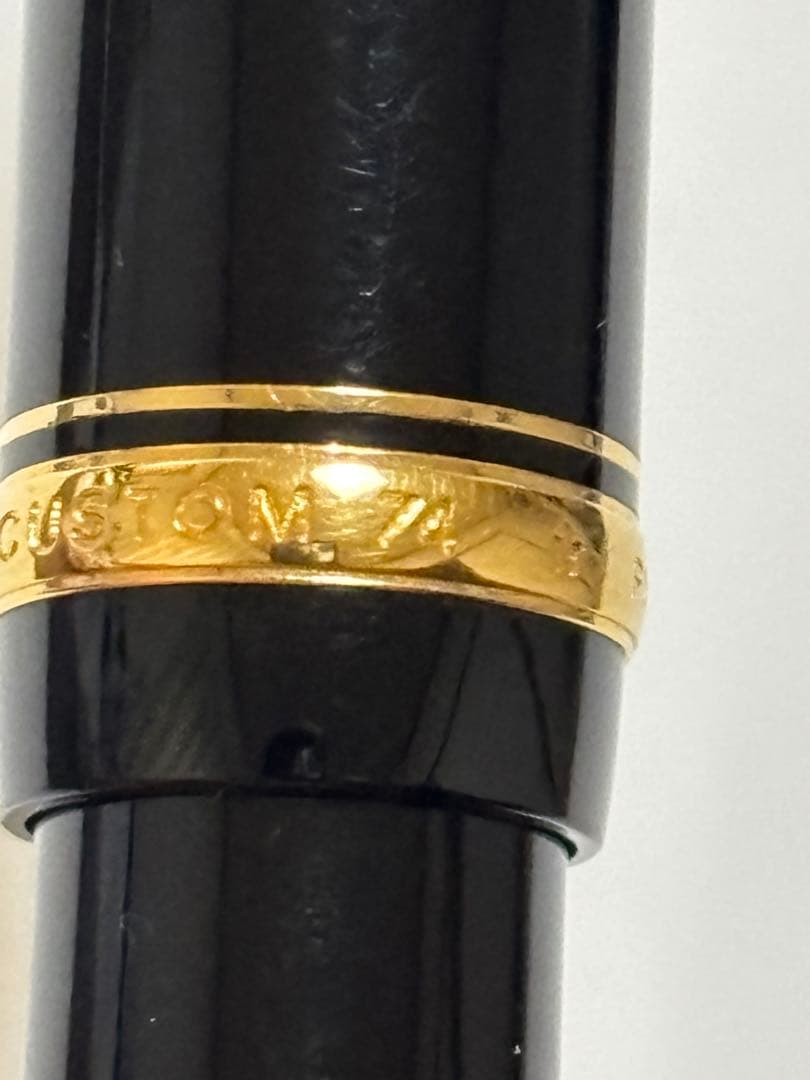 美品 パイロット PILOT カスタム74 万年筆 14k585 5 〈M〉