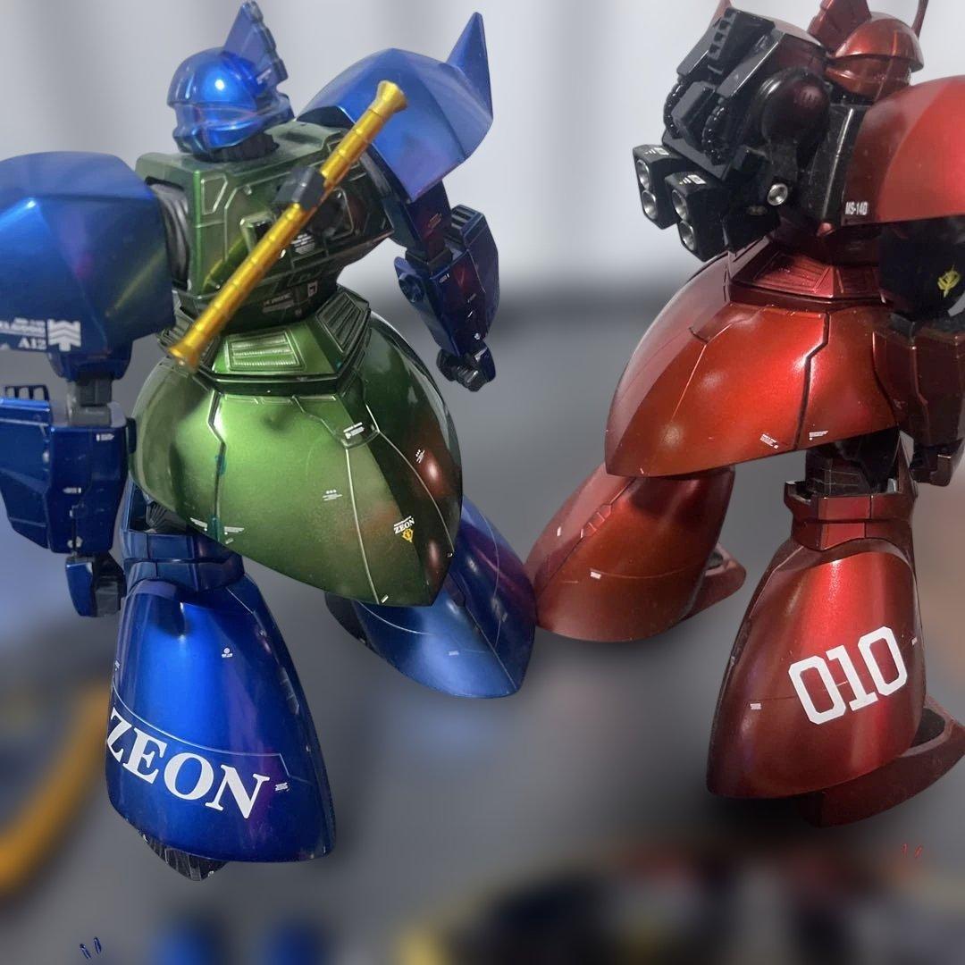 MGアナベルガトー専用ゲルググ MGジョニーライデン少佐専用ゲルググの2体セット