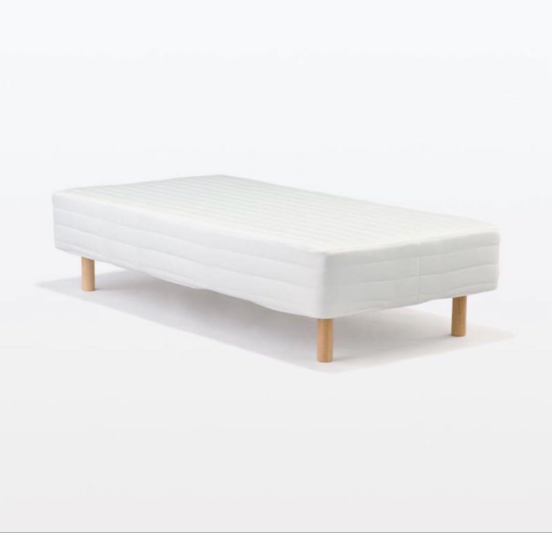 無印良品　26cm脚付きマットレス　シングル　説明書付き　送料負担