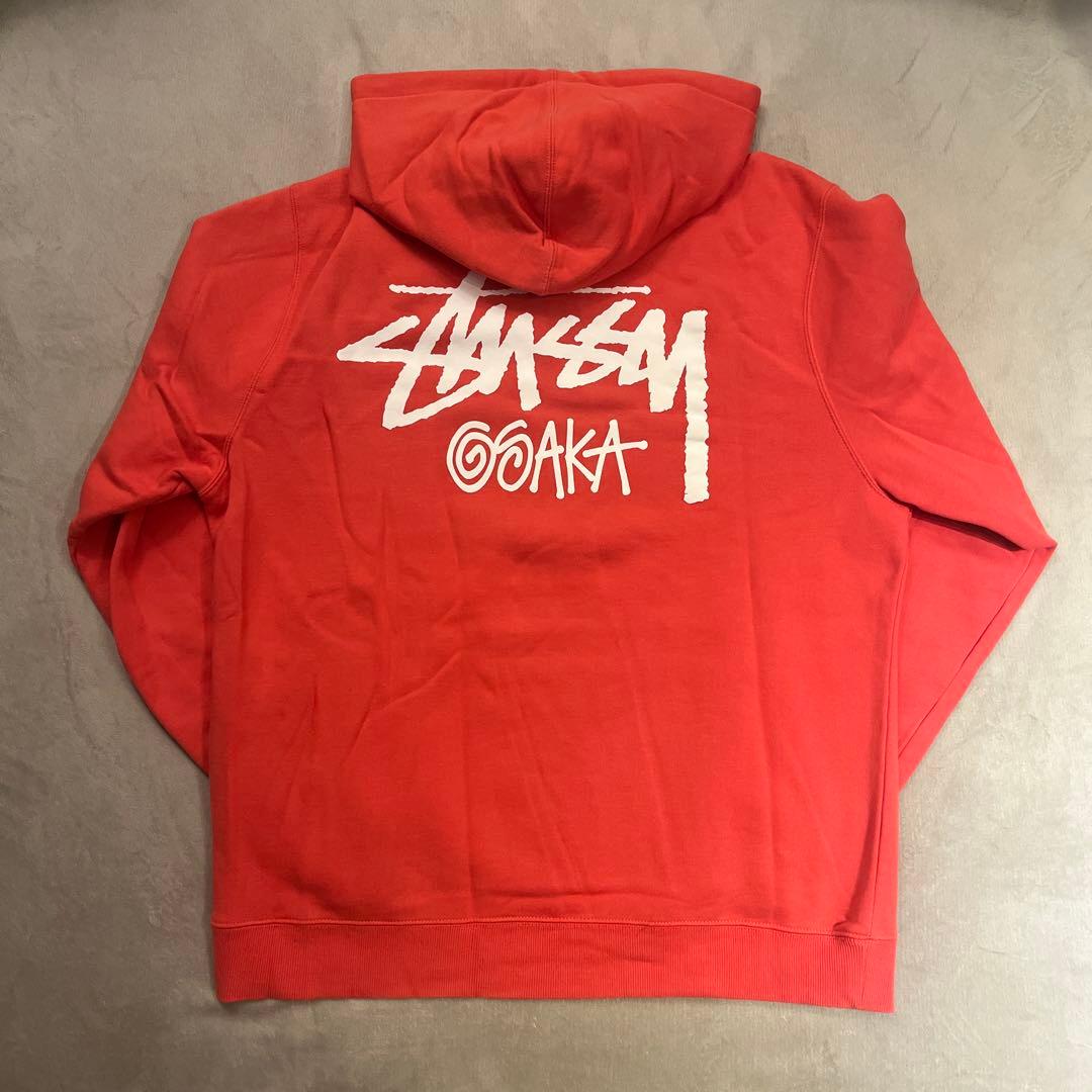 Stussy オレンジ ピンクパーカー 大阪