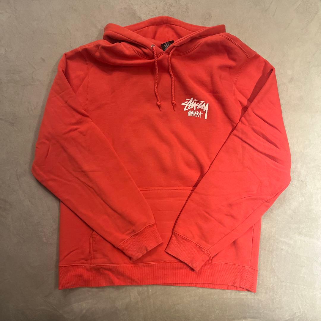 Stussy オレンジ ピンクパーカー 大阪