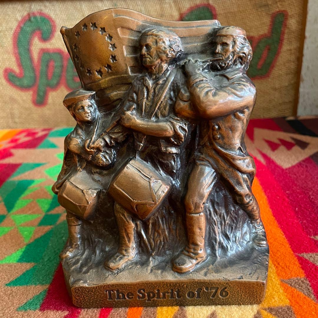 希少品！70's アメリカアンティーク　独立記念貯金箱　USA製ヴィンテージ雑貨