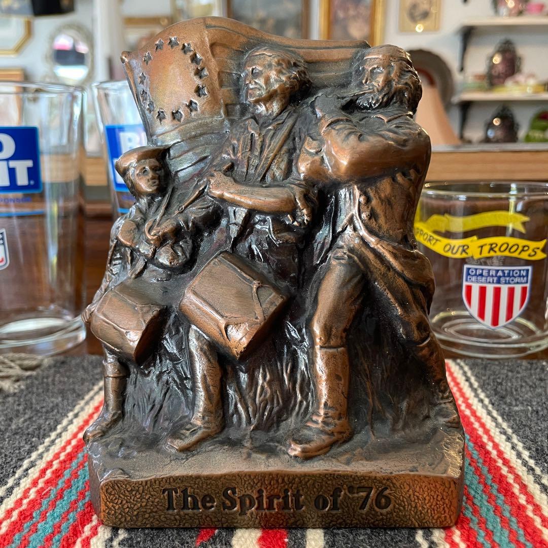希少品！70's アメリカアンティーク　独立記念貯金箱　USA製ヴィンテージ雑貨