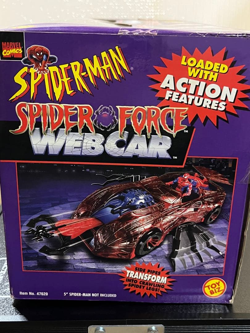 アメコミ toybiz SPIDERMAN SPIDER FORCE WEBCAR