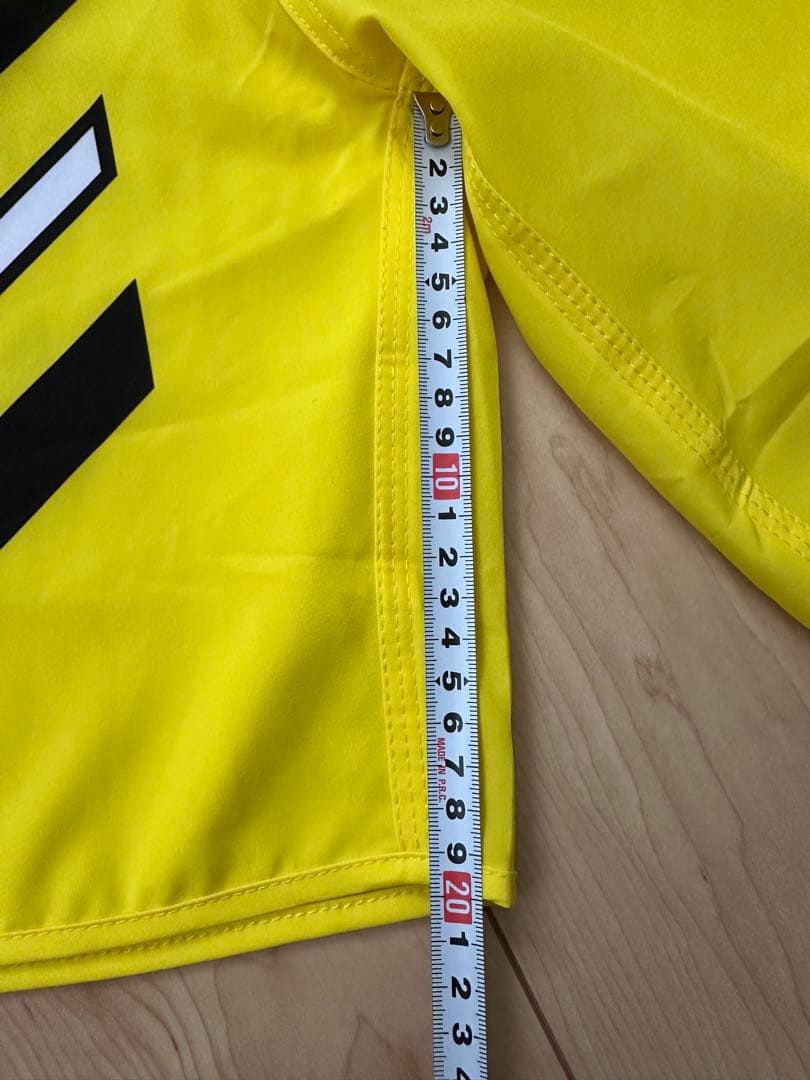 FIED フィジーク用サーフパンツ イエロー ストライプ