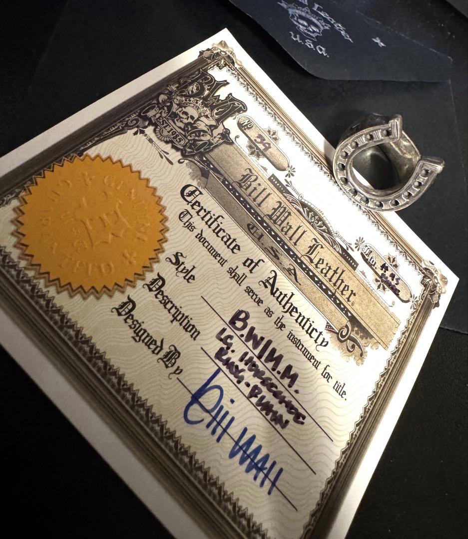 BWLマークマホーニ　ホースシューリング