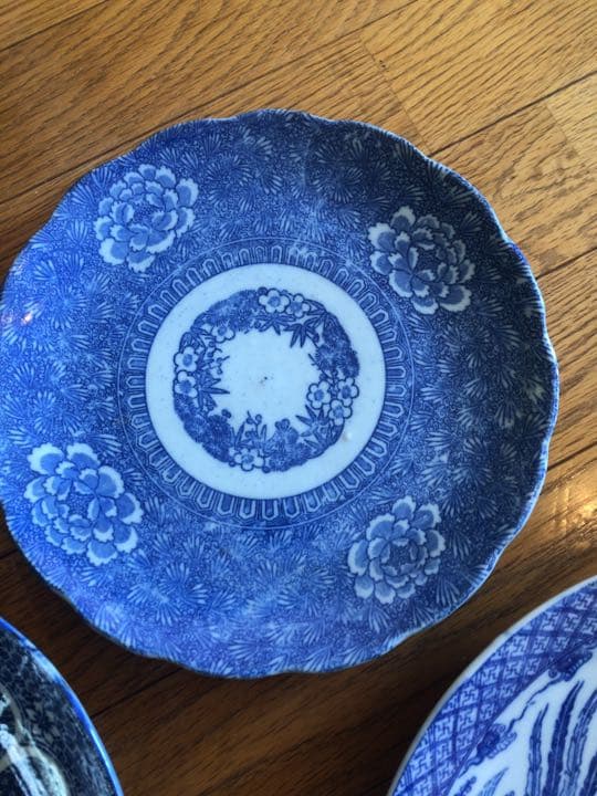 明治時代以前作成　大絵皿　4枚セット