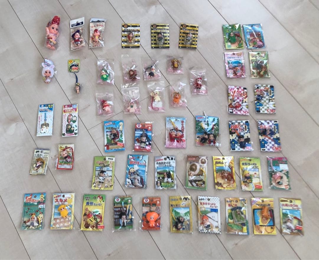 ☆未使用☆ご当地 限定 キューピー ストラップ 50個セット まとめ売り
