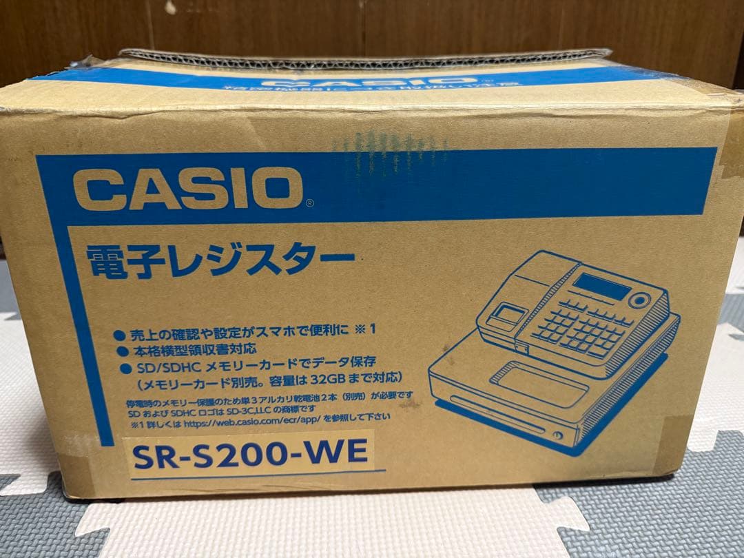 CASIO SR-S200-WE 電子レジスター