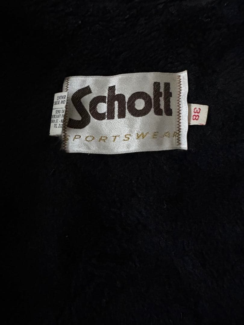 schott vintage ライダース　ショットライダース　シングルライダース