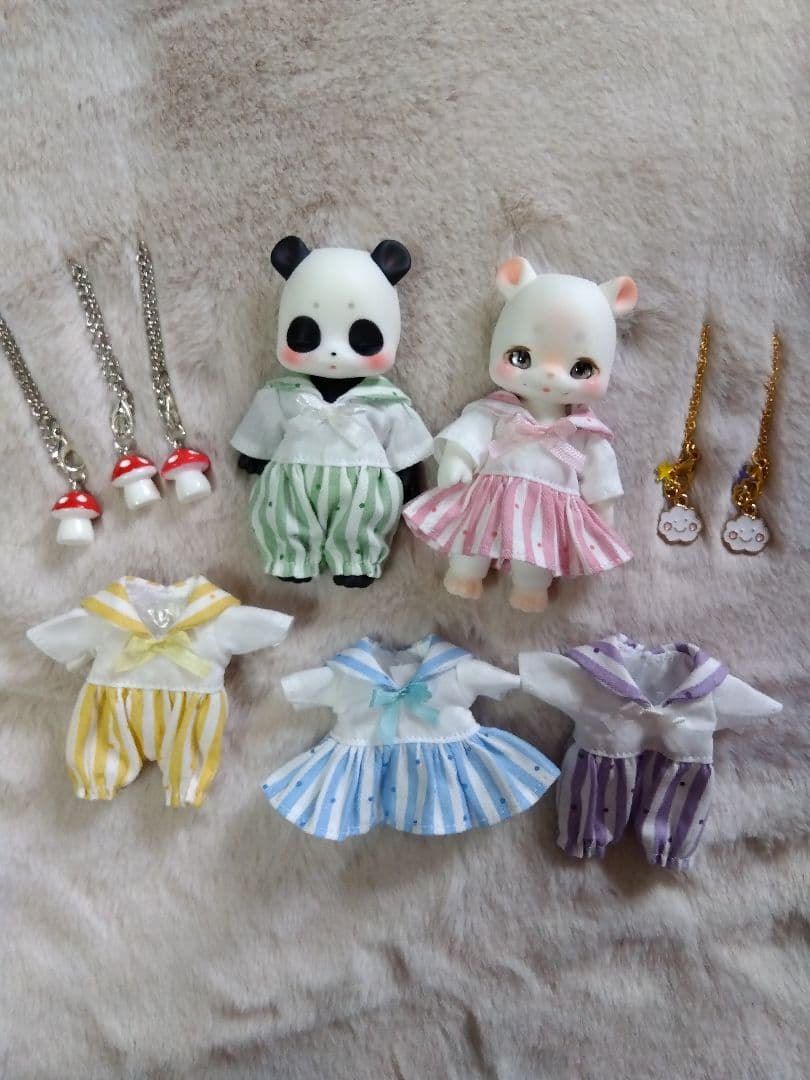 【メル】　セーラーカラーワンピース　ロンパース