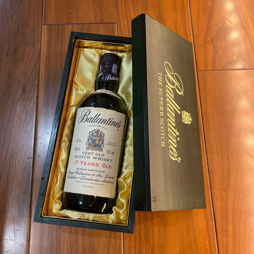 バランタイン17年 スコッチ ウイスキー Ballantine’s 木箱入り
