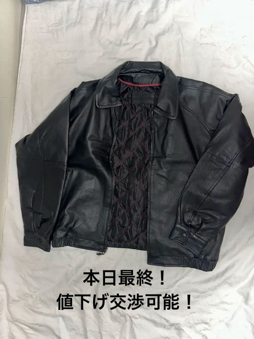 【早期売り切り】 St.John's Bay 本革　ブラックレザージャケット