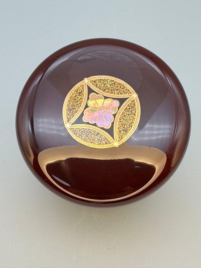 茶道具　棗　大家芳男　宝尽蒔絵