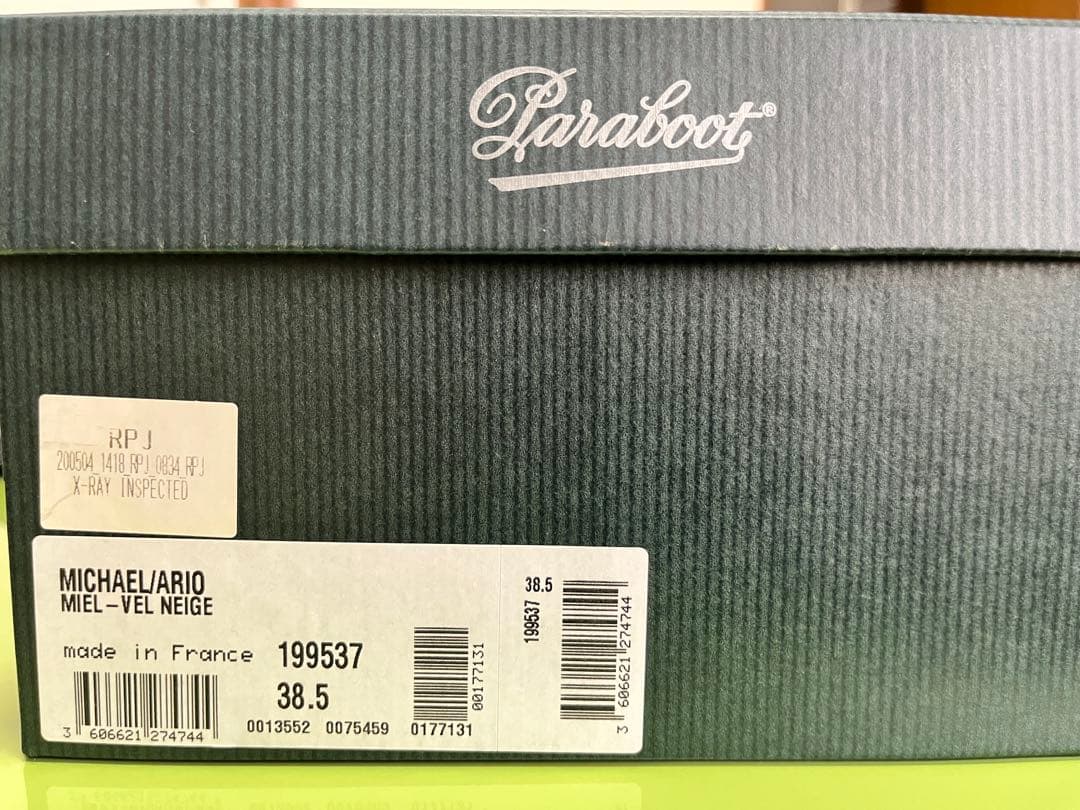 ★新品未使用ボーイズマーケット別注Paraboot パラブーツ ミカエル