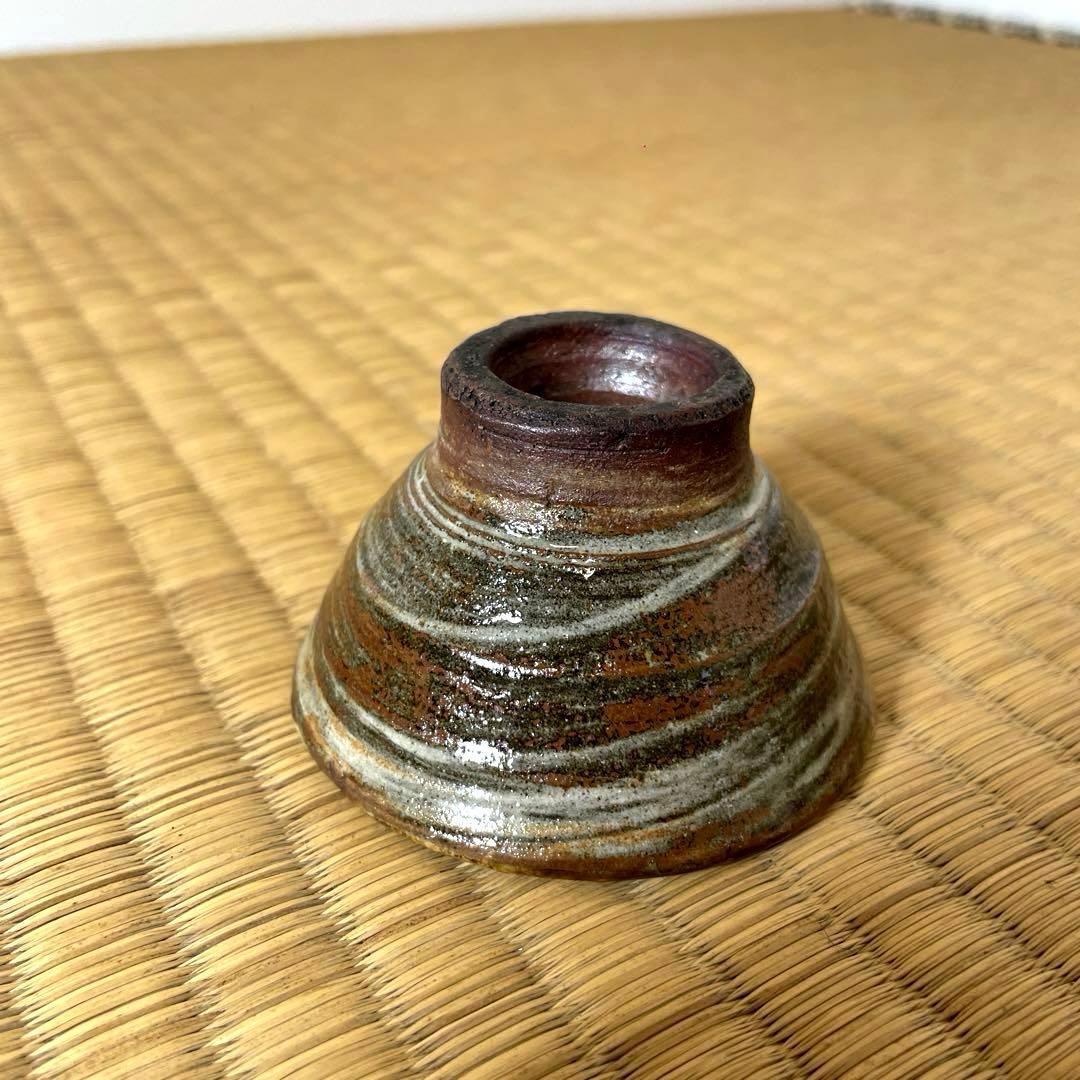 #XG528 陶芸家・人間国宝・金城次郎・壺屋焼・魚紋・ぐい呑・共箱・酒器・骨董