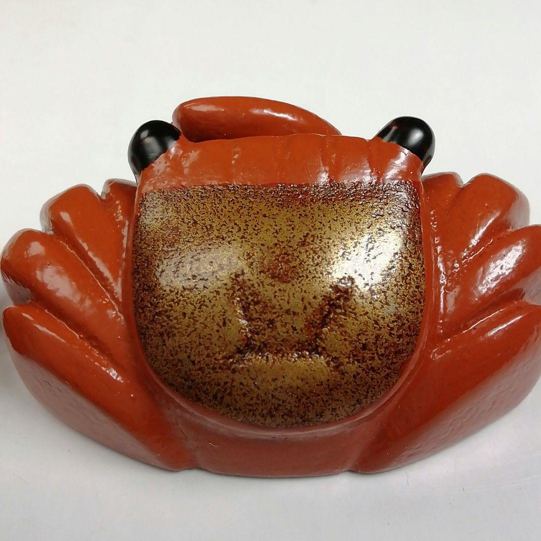 Ｔ９３６　香合　『蟹　香合』『山崖宗陽 作』漆塗蒔絵　共箱　茶道具