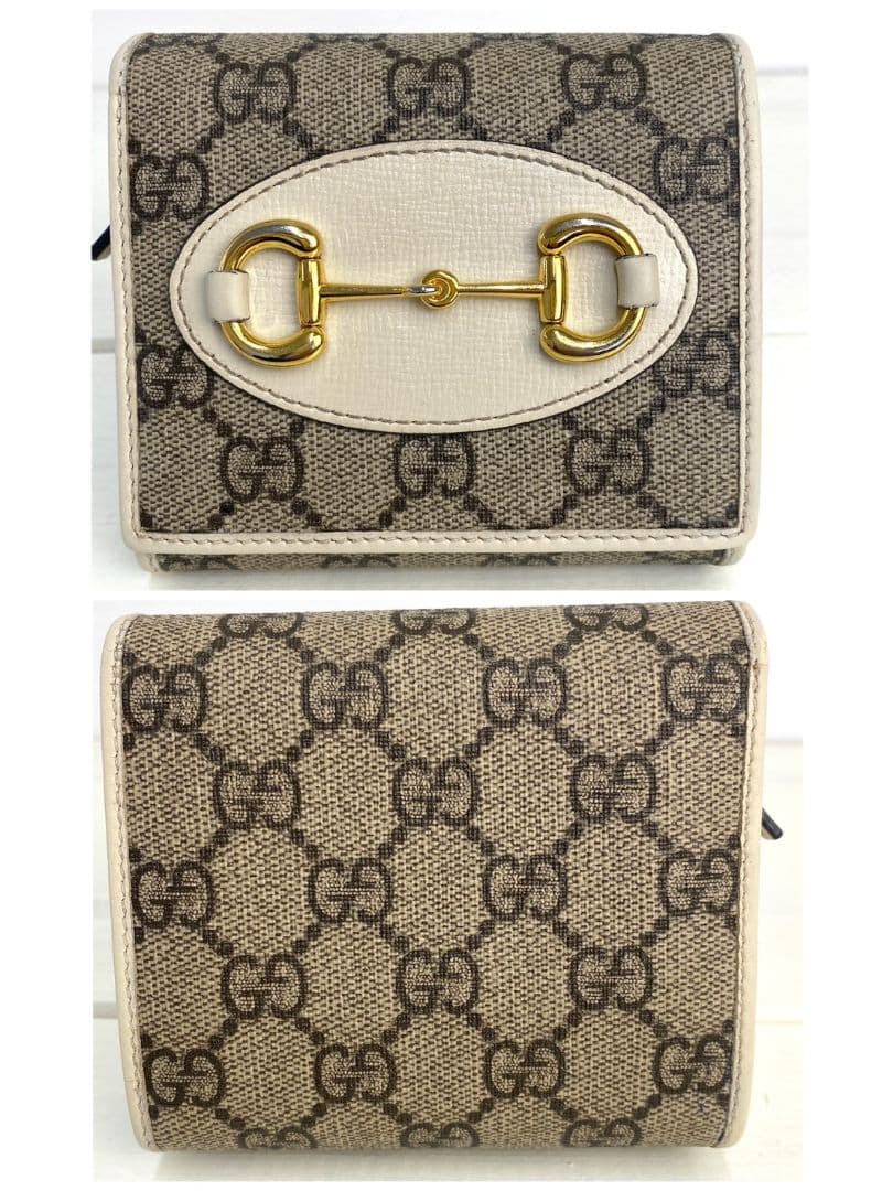 【極美品✨️】コンパクトウォレット 二つ折り財布 ホースビット GUCCI
