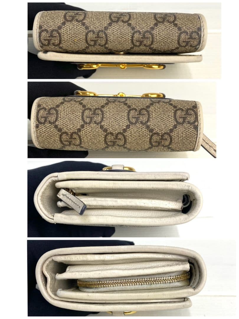 【極美品✨️】コンパクトウォレット 二つ折り財布 ホースビット GUCCI