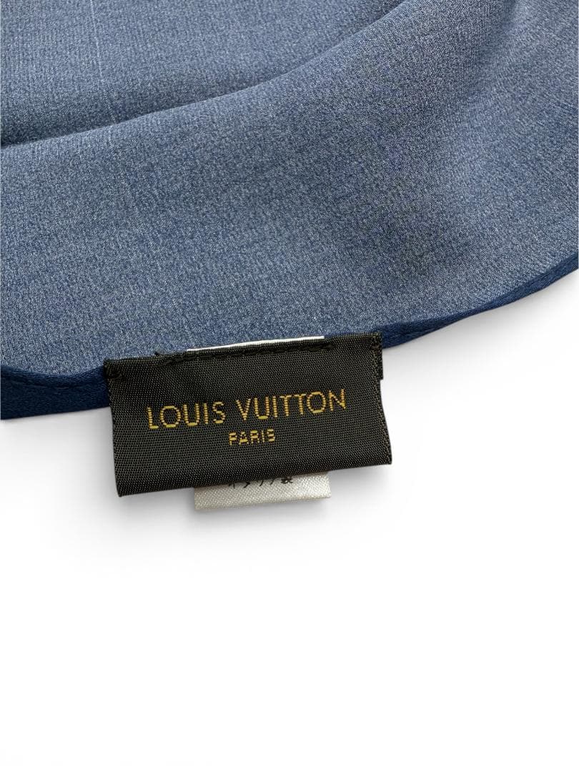 【美品】ルイヴィトン キムジョーンズ シルクスカーフ 箱付 メンズ 2016SS