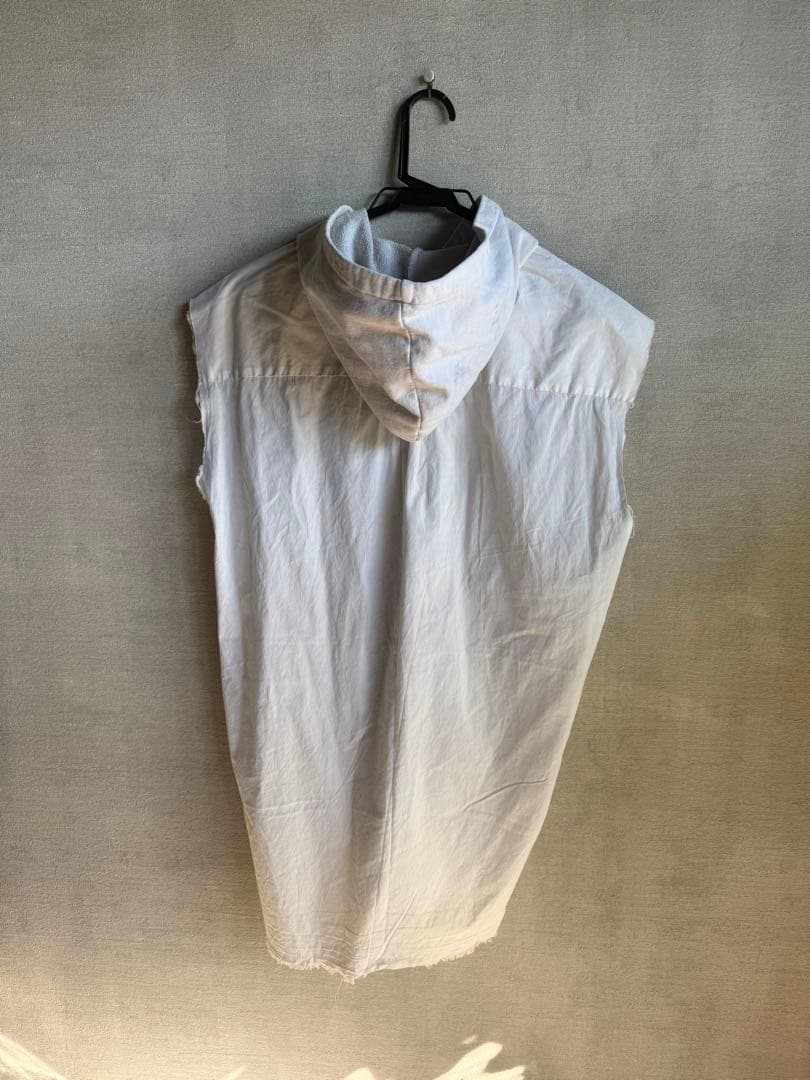 ラフシモンズ テロ期 02ss ノースリーブ シャツ パーカー