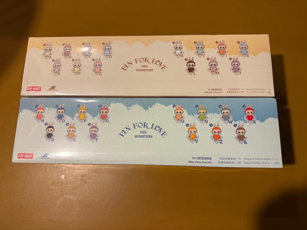 ラブブ LABUBU PIN FOR LOVE イニシャルアルファベット セット