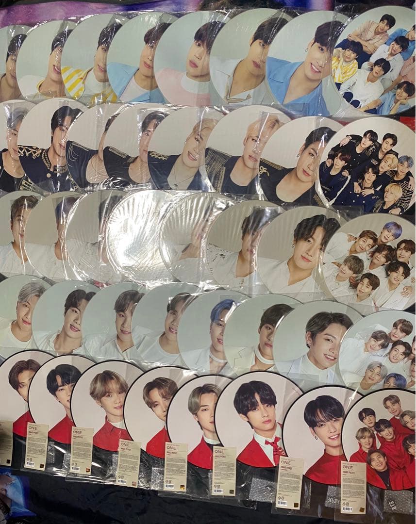 BTS うちわ 公式 LYS SYS final MOS ソウルコン