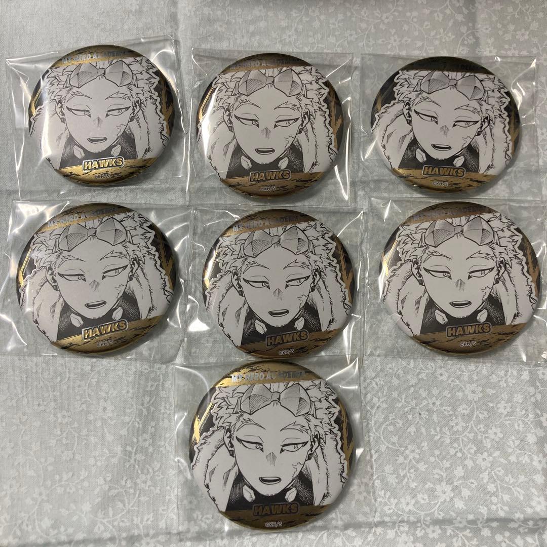 ヒロアカ　デコレクション缶バッジ　ホークス