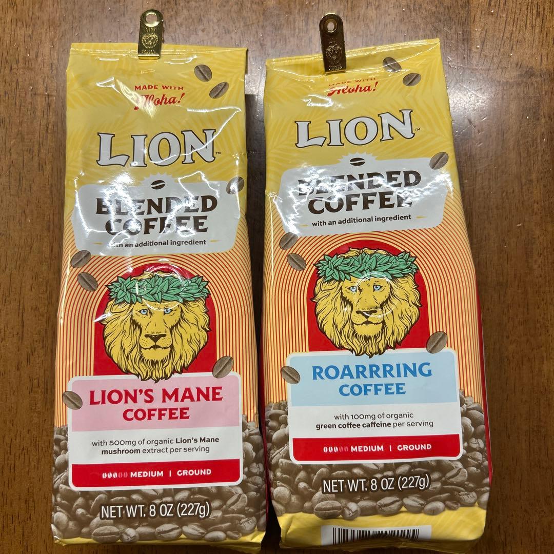 日本未発売 ライオンCoffee & RoarrringCoffee8oz