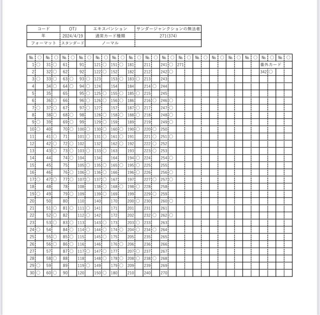 9008【OTJ】サンダージャンクションの無法者 コレクション 日本語