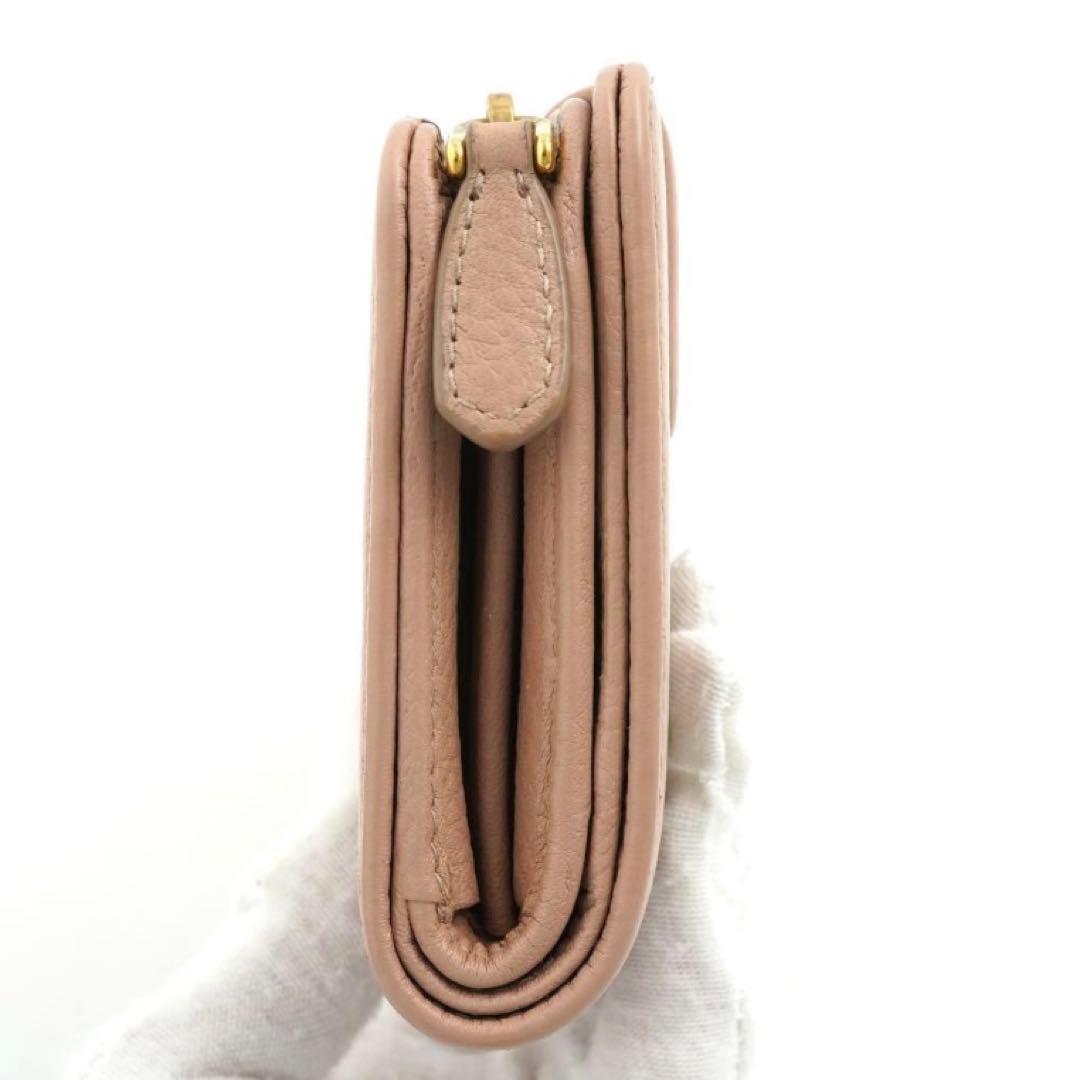 ✨新品未使用・箱保証書付✨　PRADA ミニ財布　シボ革　L字ファスナー ダイノ