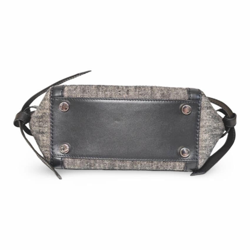 【新品同様】FOXEY ベルトリボン 2way ショルダーバッグ グレー