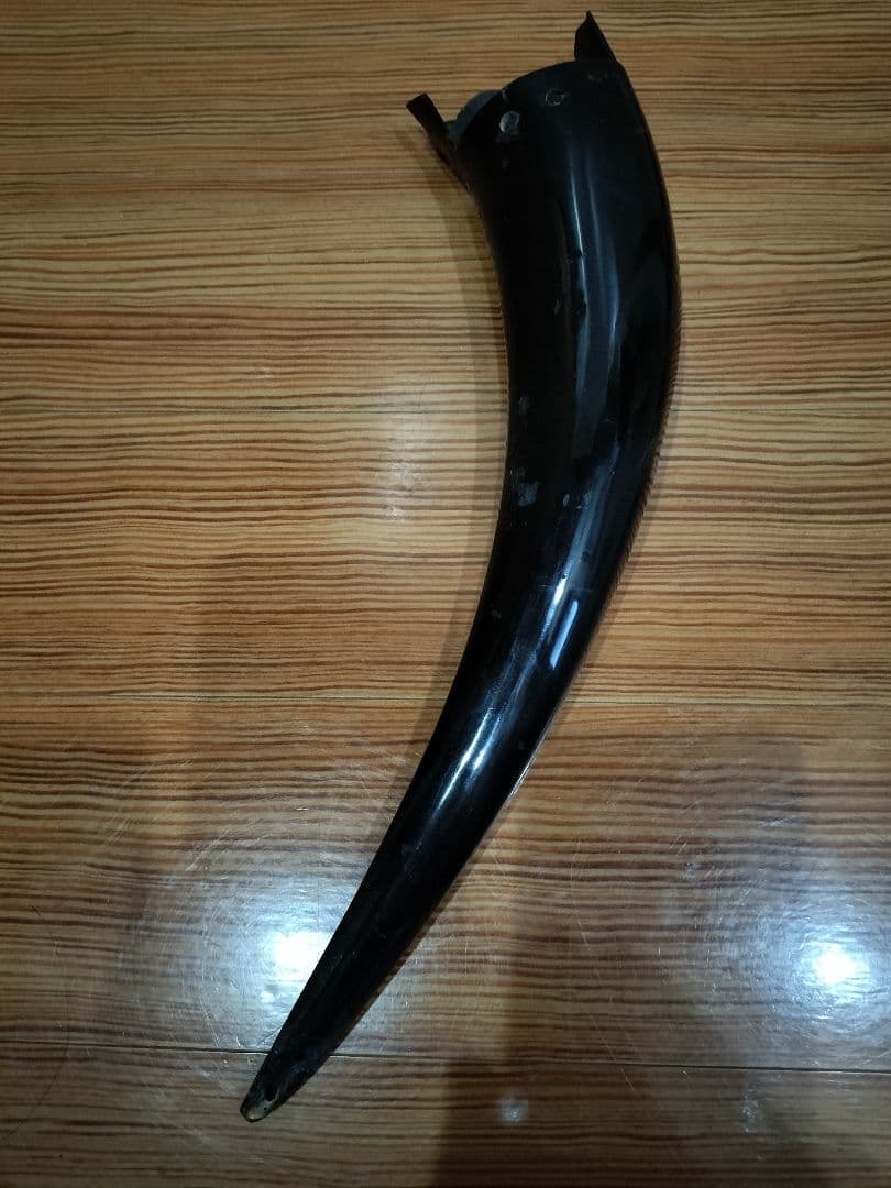 黒い水牛の角 彫刻装飾 オブジェ