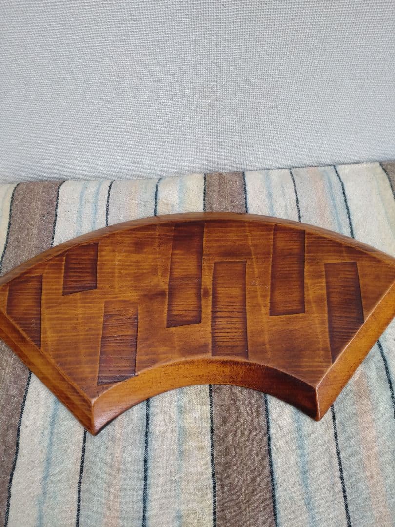 ビンテージ藤原盆　扇面　茶道菓子盆