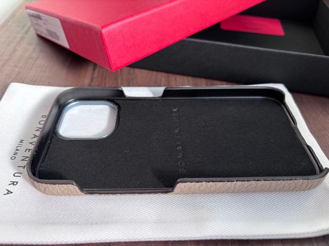 BONAVENTURA iphone 15 ケース シュリンクレザー