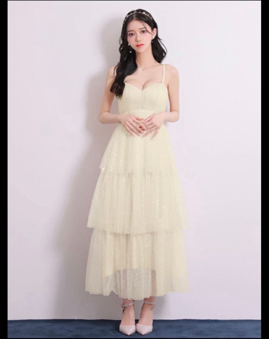 ROBE de FLEURS アイボリー ナイトドレス Mサイズ