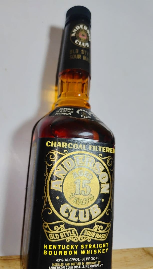 ANDERSON CLUB 15年 ケンタッキー バーボンウイスキー