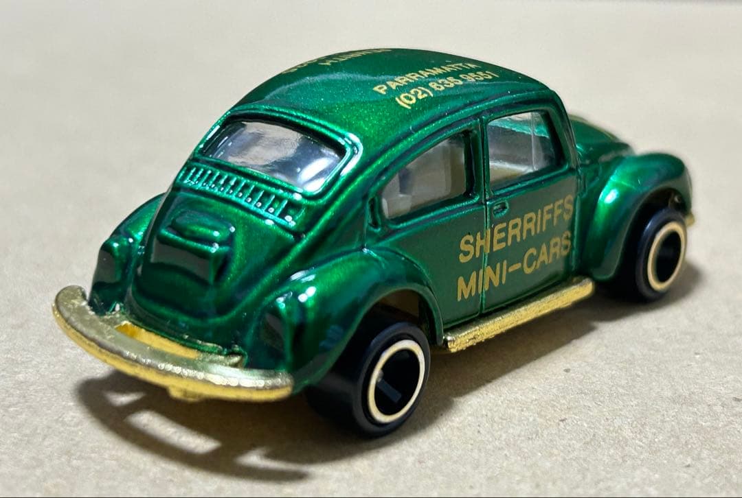 トミカ フォルクスワーゲン シェリフ sheriff メタグリーン ビートル