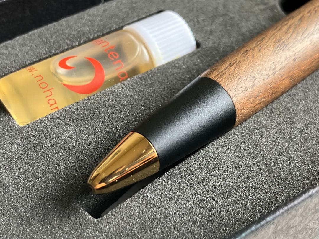 【11/3まで限定価格】野原工芸 新型シャープペンシル 胡桃 ツバメノート付き